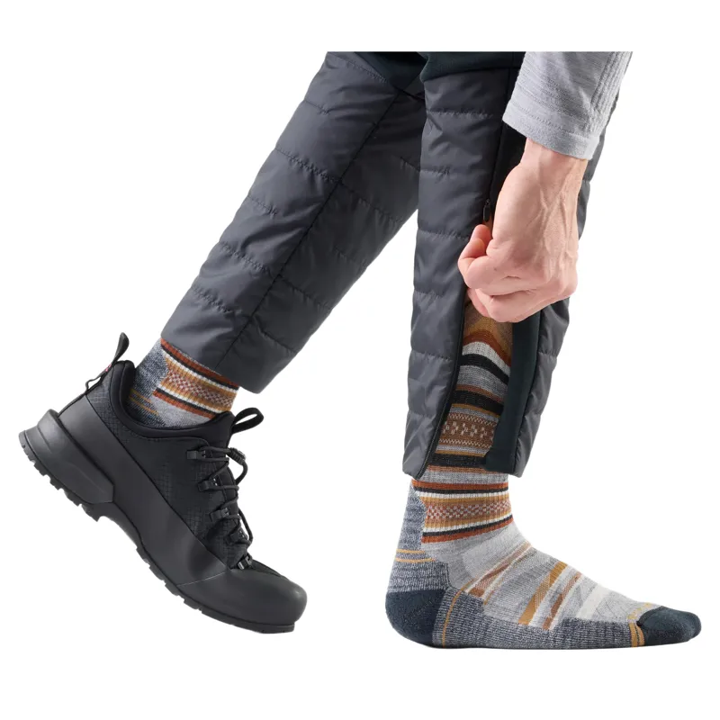 Smartwool Hike Light Cushion Panorama Crew Socks in Light Gray-1