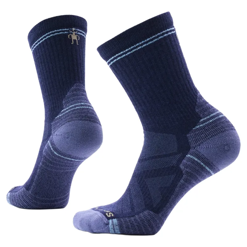 Smartwool Womens Hike Light Cushion Crew Socks in Deep Navy