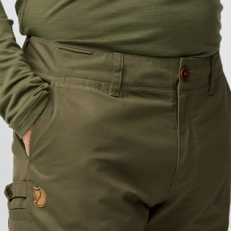 Fjallraven Men's Sormland Tapered Trousers in Dark Grey-3
