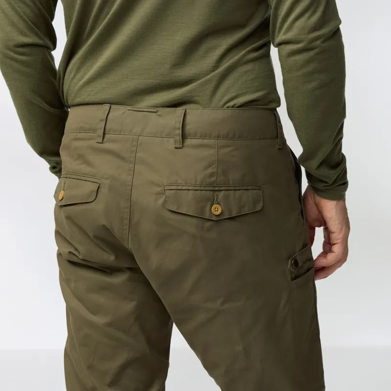 Fjallraven Men's Sormland Tapered Trousers in Dark Grey-4