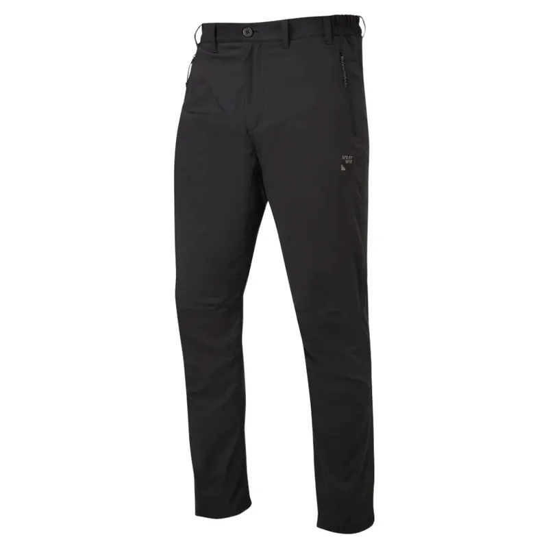 Sprayway Mens All Day Rainpant Short Length in Black