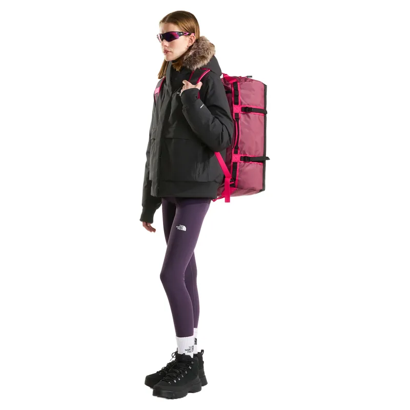 The North Face Base Camp Duffel Small 50L in Burgundy Crush-5