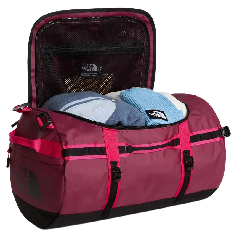 The North Face Base Camp Duffel Small 50L in Burgundy Crush-1