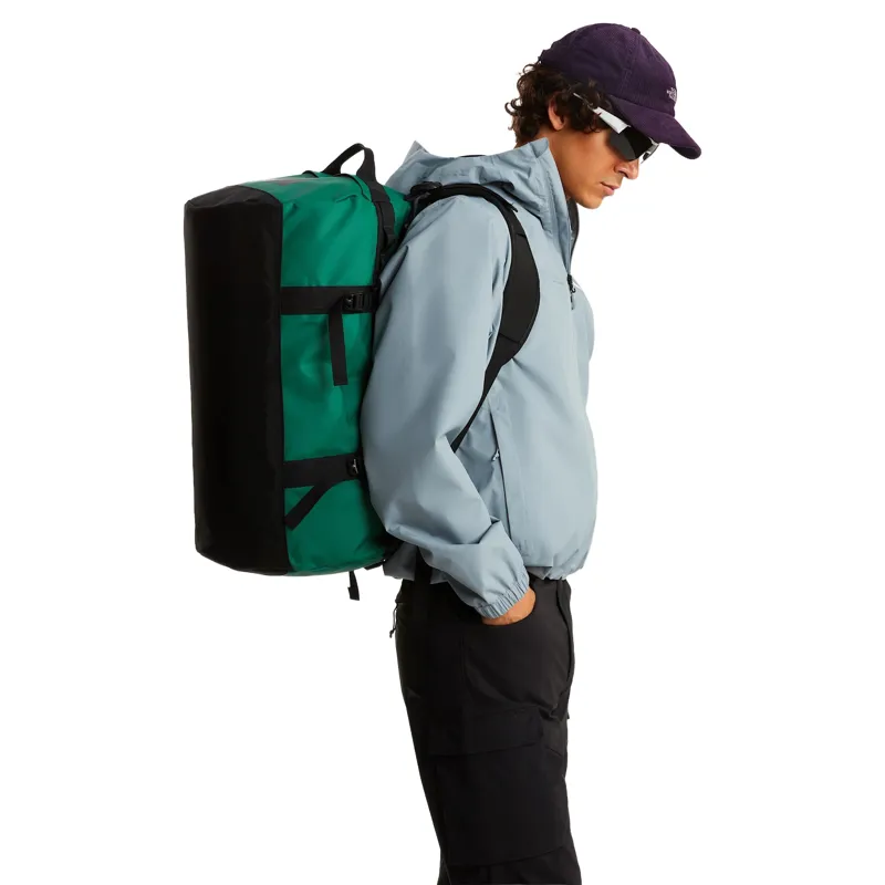 The North Face Base Camp Duffel Small 50L in Evergreen/TNF Black-5