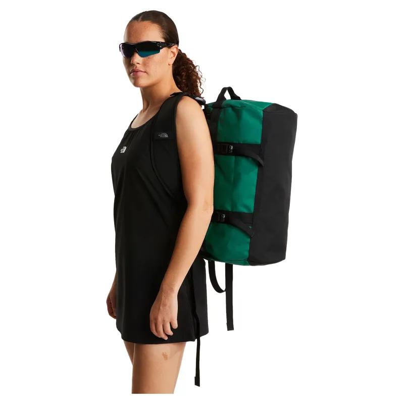 The North Face Base Camp Duffel X-Small in Evergreen/TNF Black-3