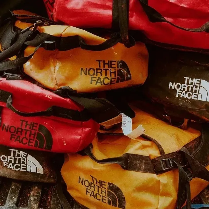 The North Face Base Camp Duffel X-Small in Evergreen/TNF Black-8