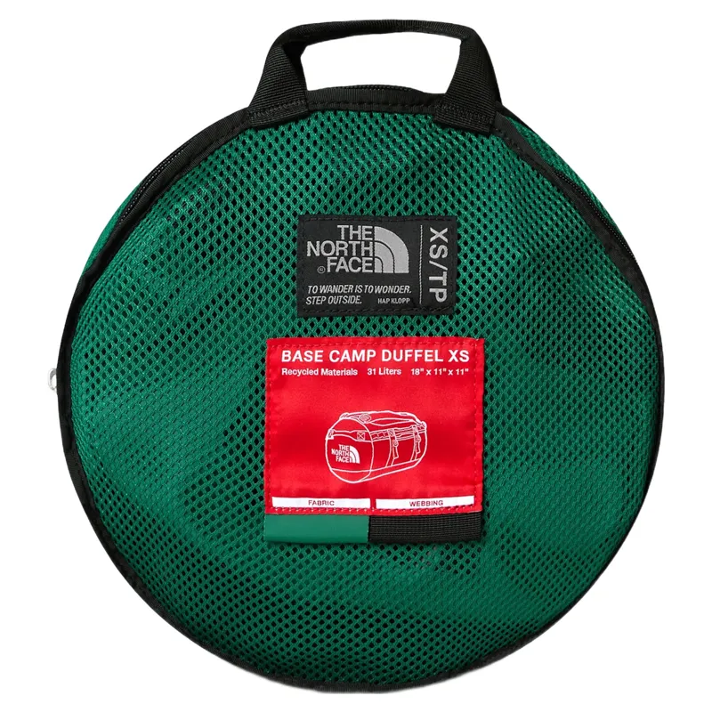 The North Face Base Camp Duffel X-Small in Evergreen/TNF Black-1