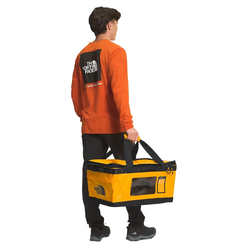 The North Face Base Camp Gear Box Medium in Summit Gold/TNF Black-4