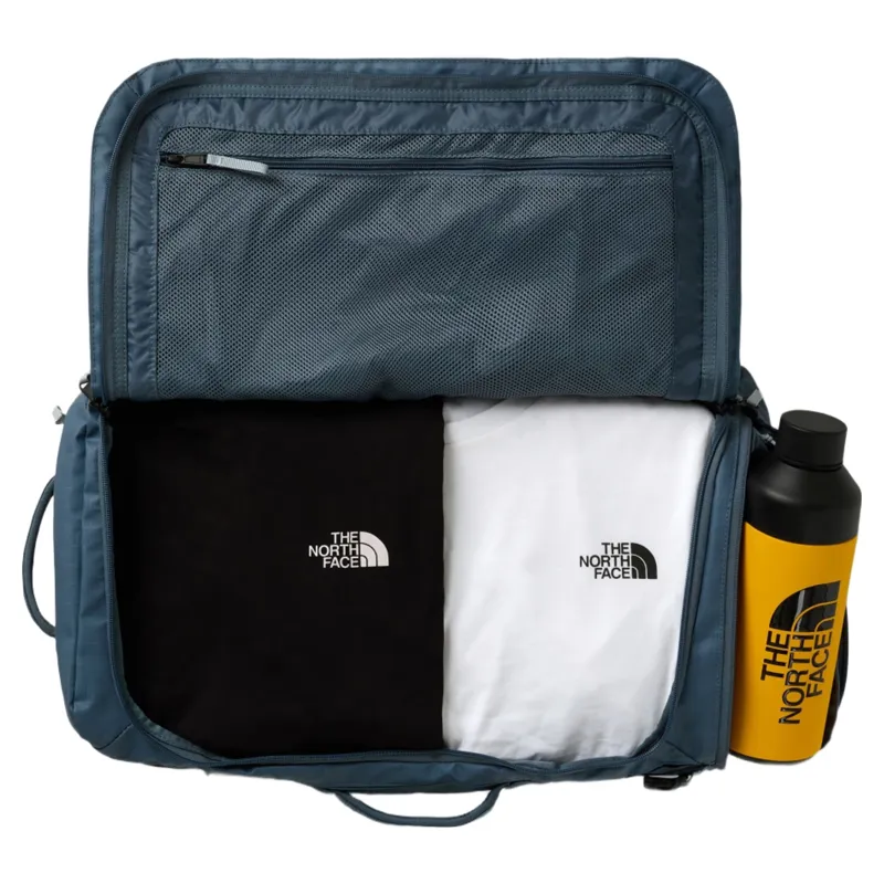 The North Face Base Camp Voyager Duffel 32L in Granite Grey/Frost Grey-3