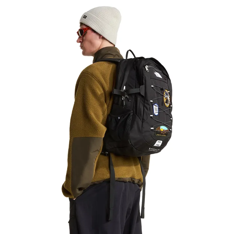 The North Face Borealis Classic Patch Backpack in TNF Black-6