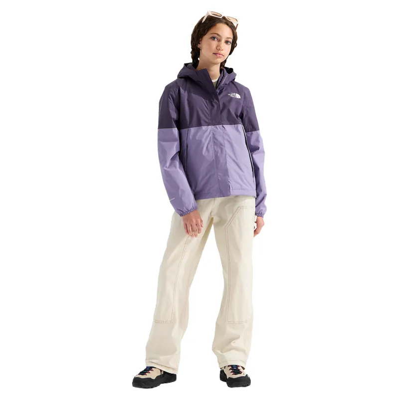 The North Face Kids Warm Antora Rain Jacket in Endless Dusk-1