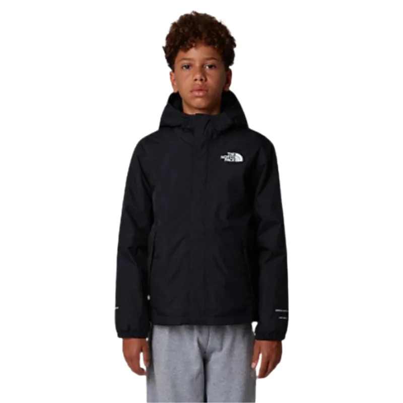 The North Face Kids Warm Antora Rain Jacket in TNF Black