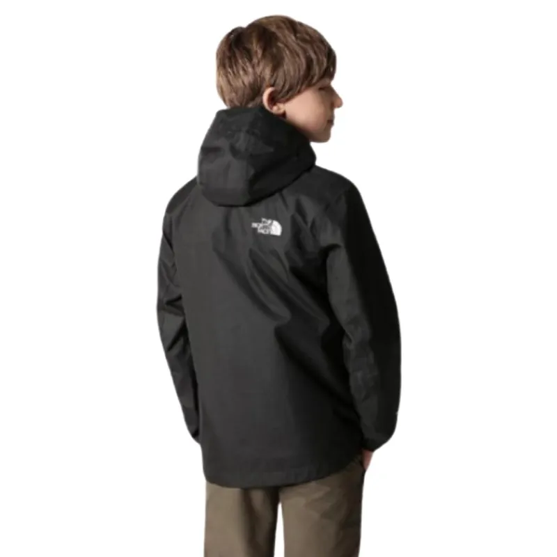 The North Face Kids Warm Antora Rain Jacket in TNF Black-1