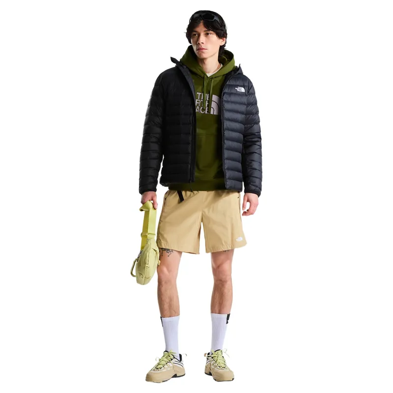 The North Face Men's Classic Down Hooded Jacket in TNF Black-8