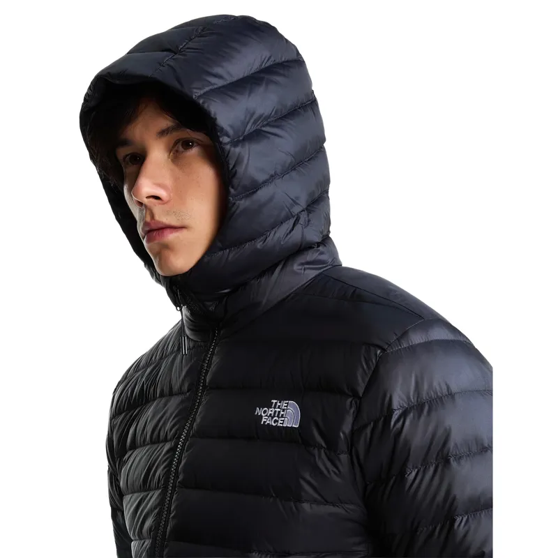 The North Face Men's Classic Down Hooded Jacket in TNF Black-7
