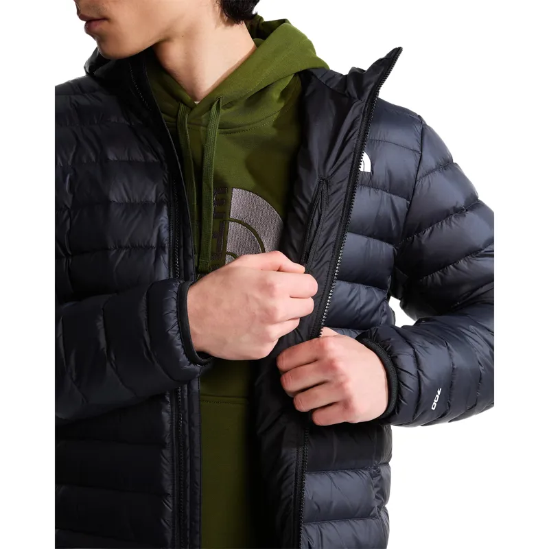 The North Face Men's Classic Down Hooded Jacket in TNF Black-4