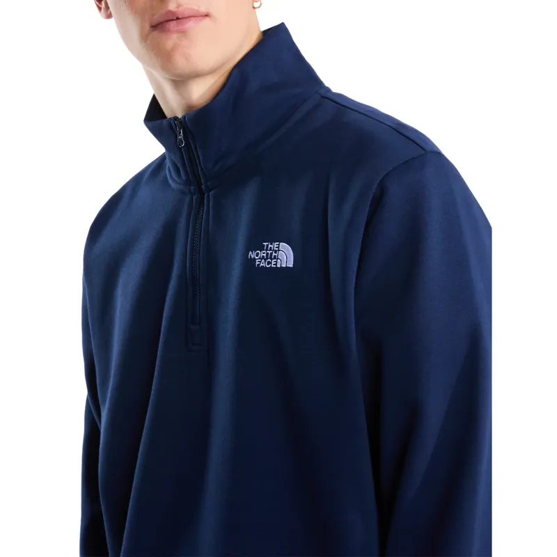 The North Face Men's Evolution Simple Dome Regular 1/4 Zip Sweatshirt in Summit Navy-6