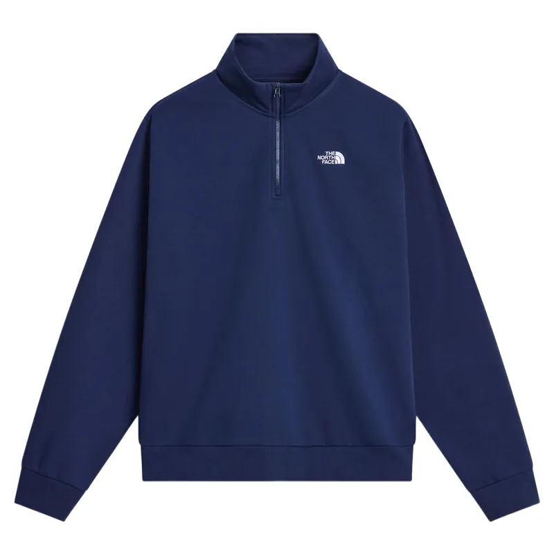 The North Face Men's Evolution Simple Dome Regular 1/4 Zip Sweatshirt in Summit Navy-2