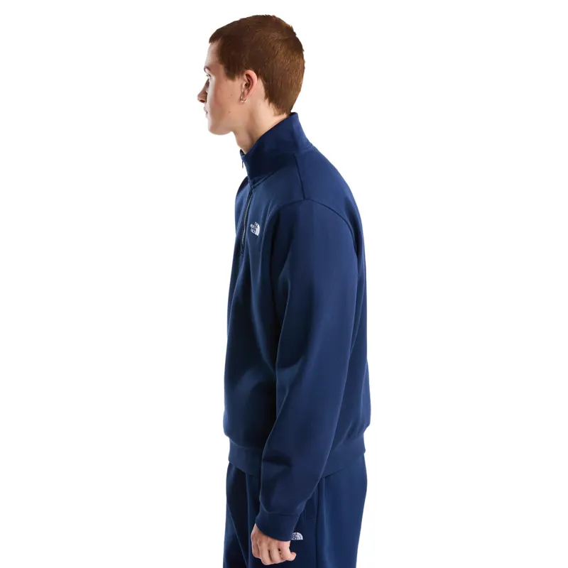 The North Face Men's Evolution Simple Dome Regular 1/4 Zip Sweatshirt in Summit Navy-4
