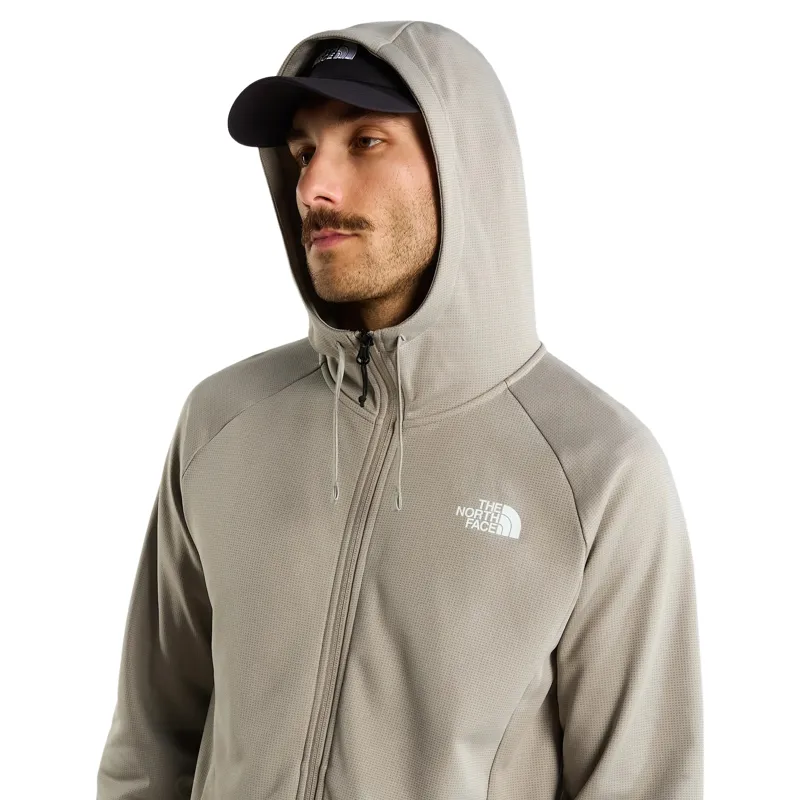 The North Face Men's Reaxion 2.0 Hooded Full-Zip Jacket in Stone Slab-4