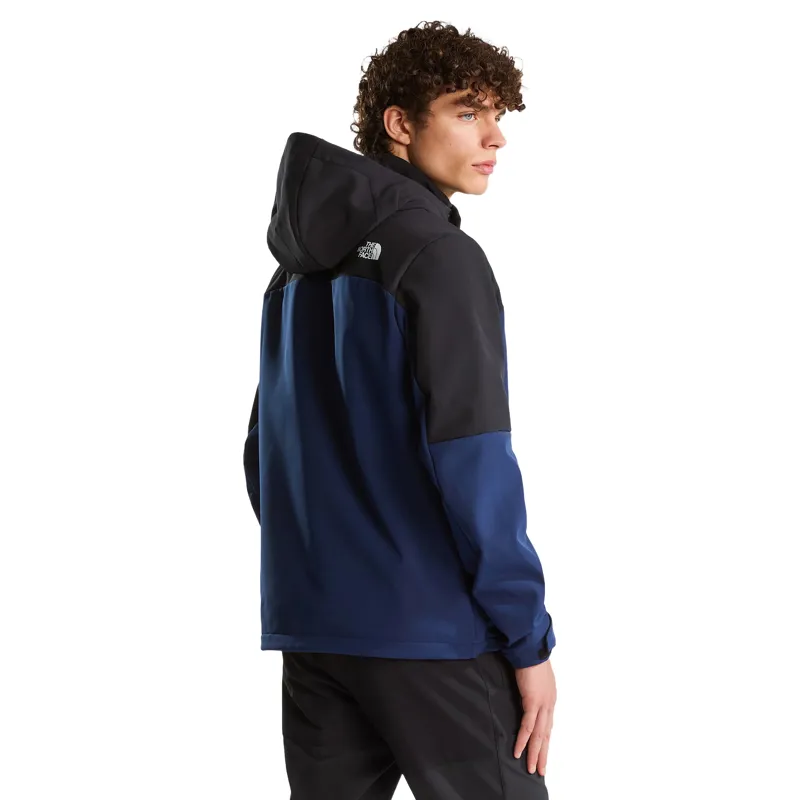 The North Face Mens Diablo Softshell Detachable Hood Jacket in Summit Navy / TNF Black-4
