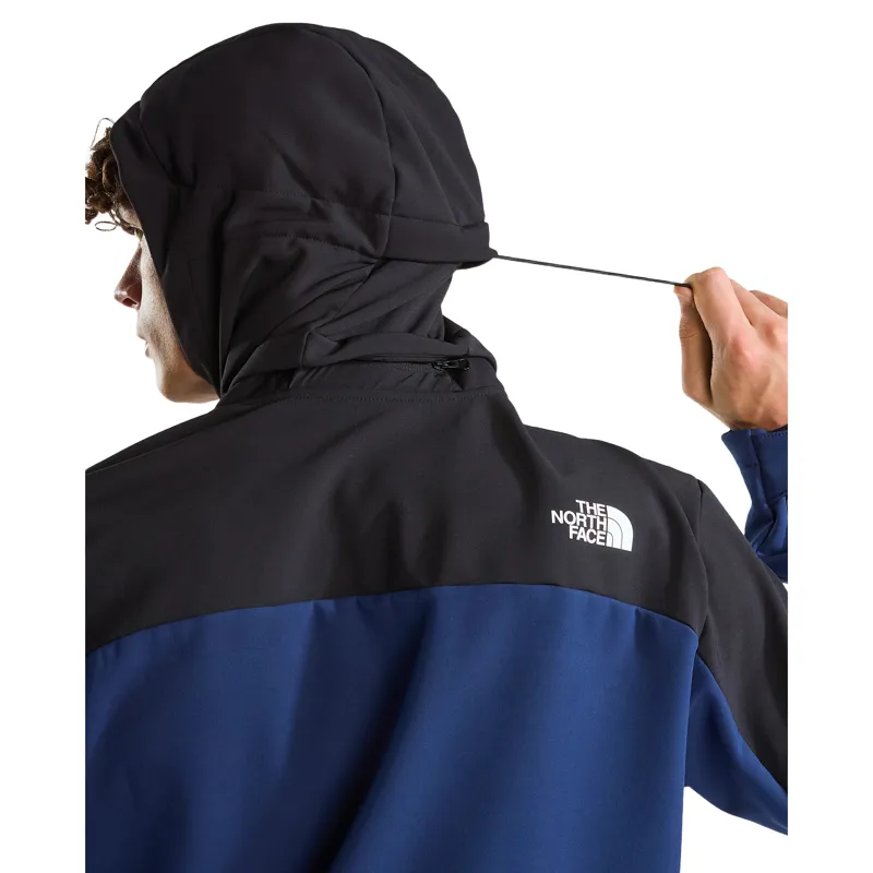 The North Face Mens Diablo Softshell Detachable Hood Jacket in Summit Navy / TNF Black-9