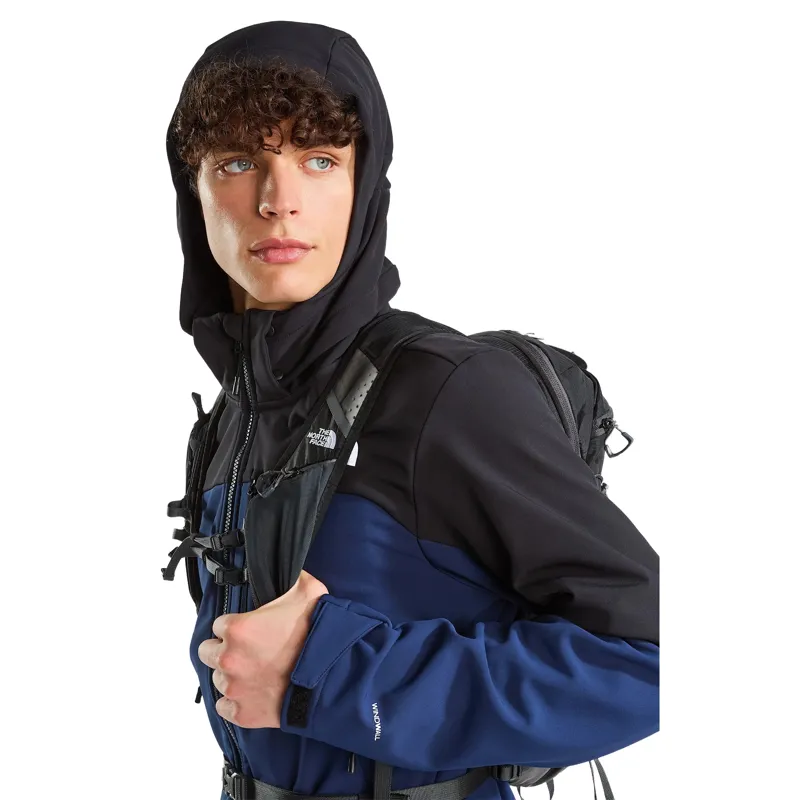 The North Face Mens Diablo Softshell Detachable Hood Jacket in Summit Navy / TNF Black-7