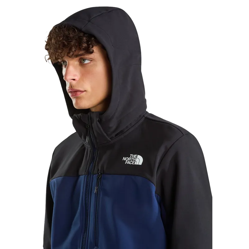 The North Face Mens Diablo Softshell Detachable Hood Jacket in Summit Navy / TNF Black-8