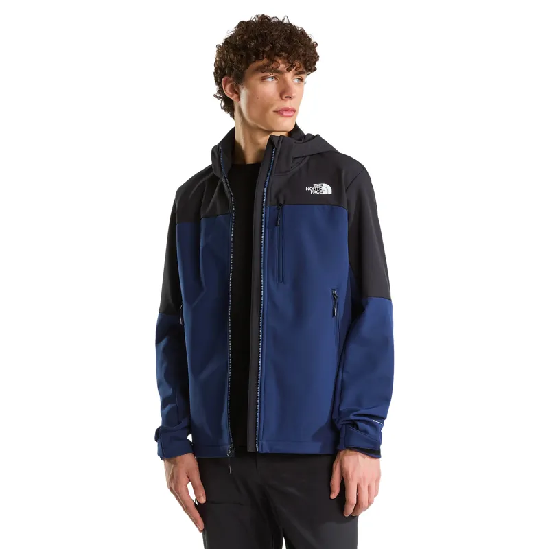 The North Face Mens Diablo Softshell Detachable Hood Jacket in Summit Navy / TNF Black-5