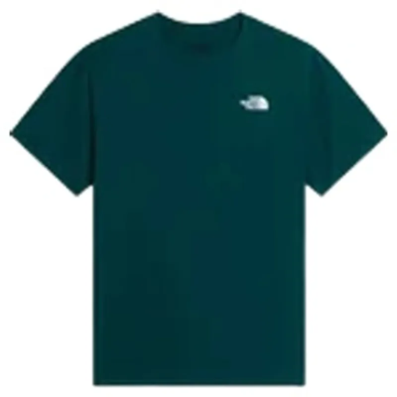 The North Face Mens Mountain Sketch S/S Tee in Pacific Teal-3