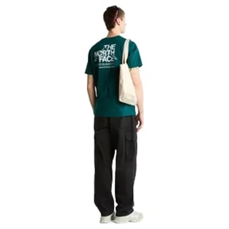 The North Face Mens Mountain Sketch S/S Tee in Pacific Teal-5