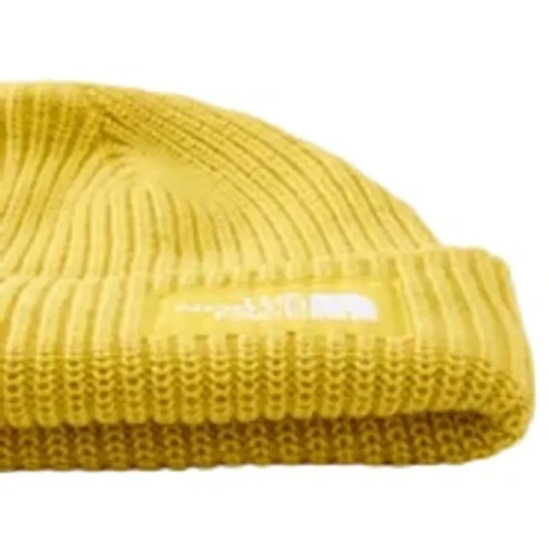The North Face Salty Lined Beanie in Pigment Yellow-2