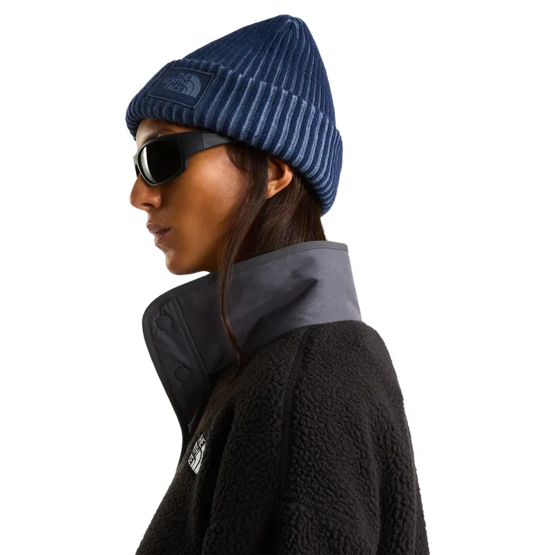 The North Face Salty Lined SE Beanie in Summit Navy-3