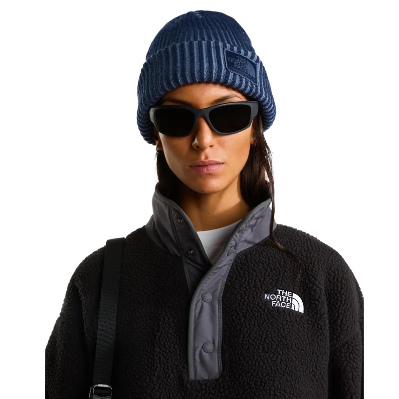 The North Face Salty Lined SE Beanie in Summit Navy-2