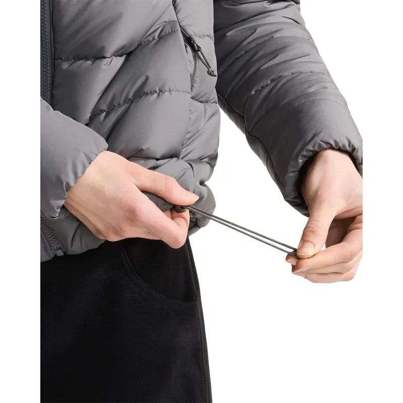 The North Face Women's Aconcagua Hooded Jacket in Smoked Pearl-1