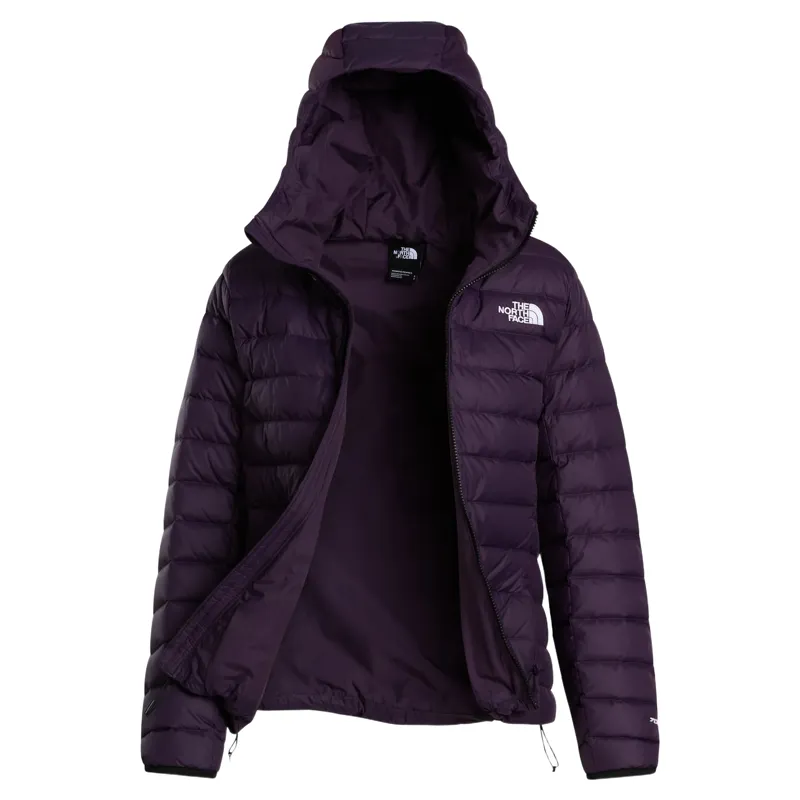 The North Face Women's Classic Down Hooded Jacket in Endless Dusk-7
