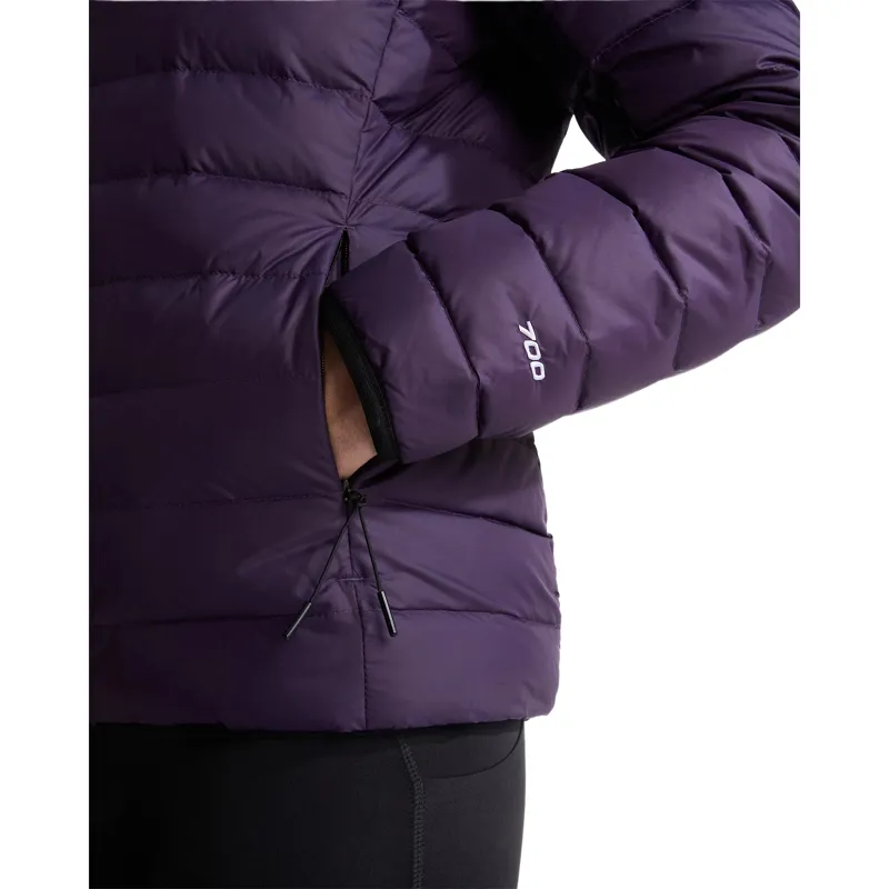 The North Face Women's Classic Down Hooded Jacket in Endless Dusk-6