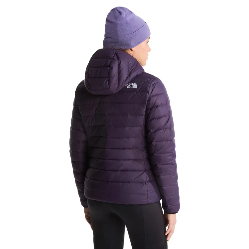 The North Face Women's Classic Down Hooded Jacket in Endless Dusk-12