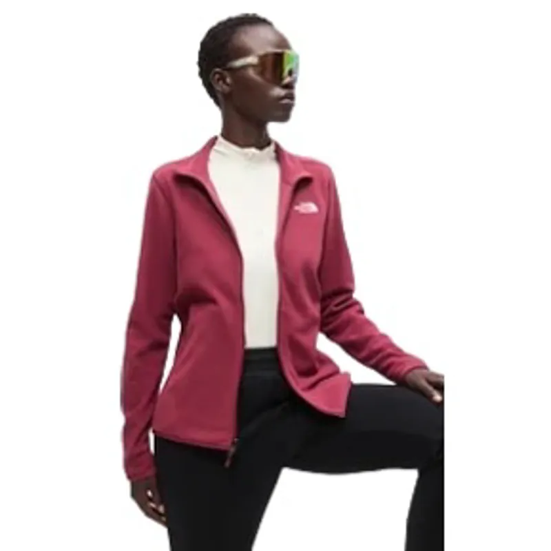 The North Face Women's Glacier Fleece Jacket in Burgundy Crush-6