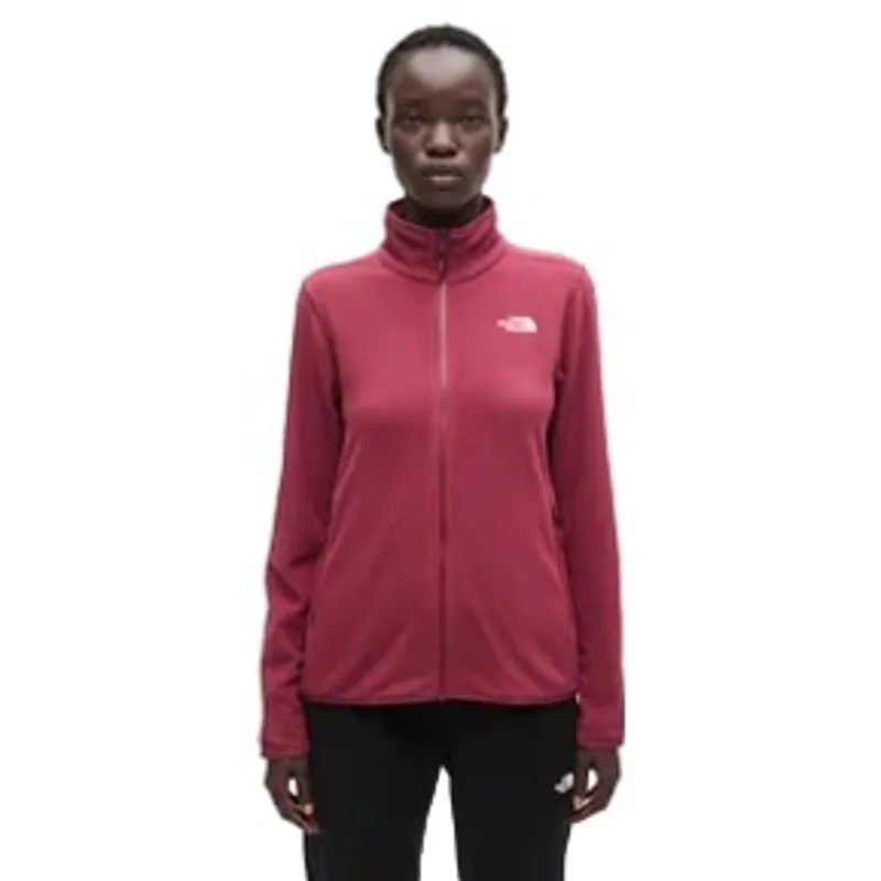 The North Face Women's Glacier Fleece Jacket in Burgundy Crush-1