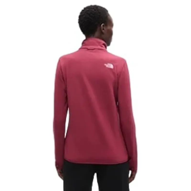 The North Face Women's Glacier Fleece Jacket in Burgundy Crush-3