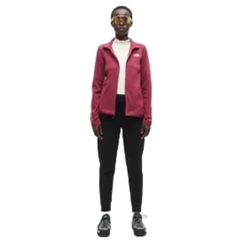 The North Face Women's Glacier Fleece Jacket in Burgundy Crush-5