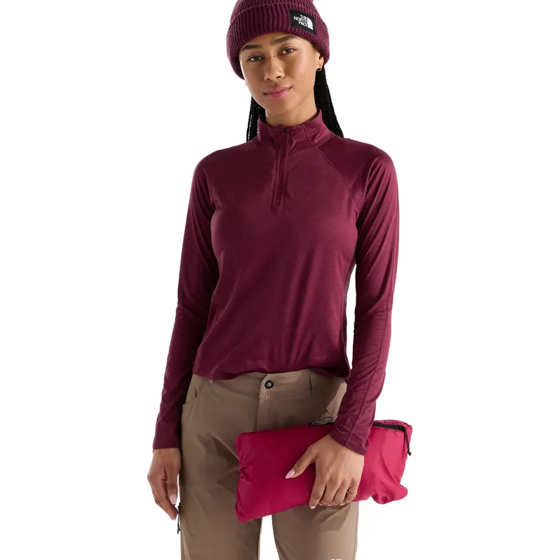 The North Face Women's Terra Peak Hoodie in Burgundy Crush-5