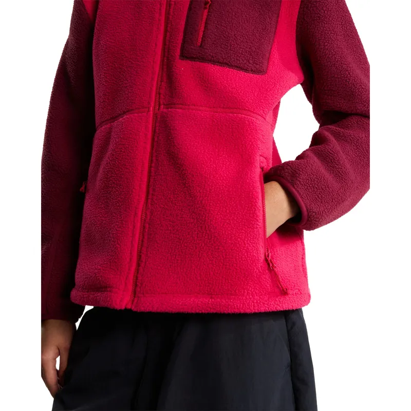 The North Face Womens Yumiori Full Zip in Lali Guran / Burgundy Crush-4