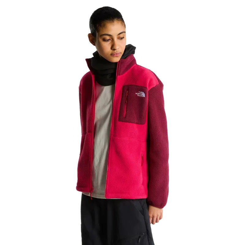 The North Face Womens Yumiori Full Zip in Lali Guran / Burgundy Crush-7