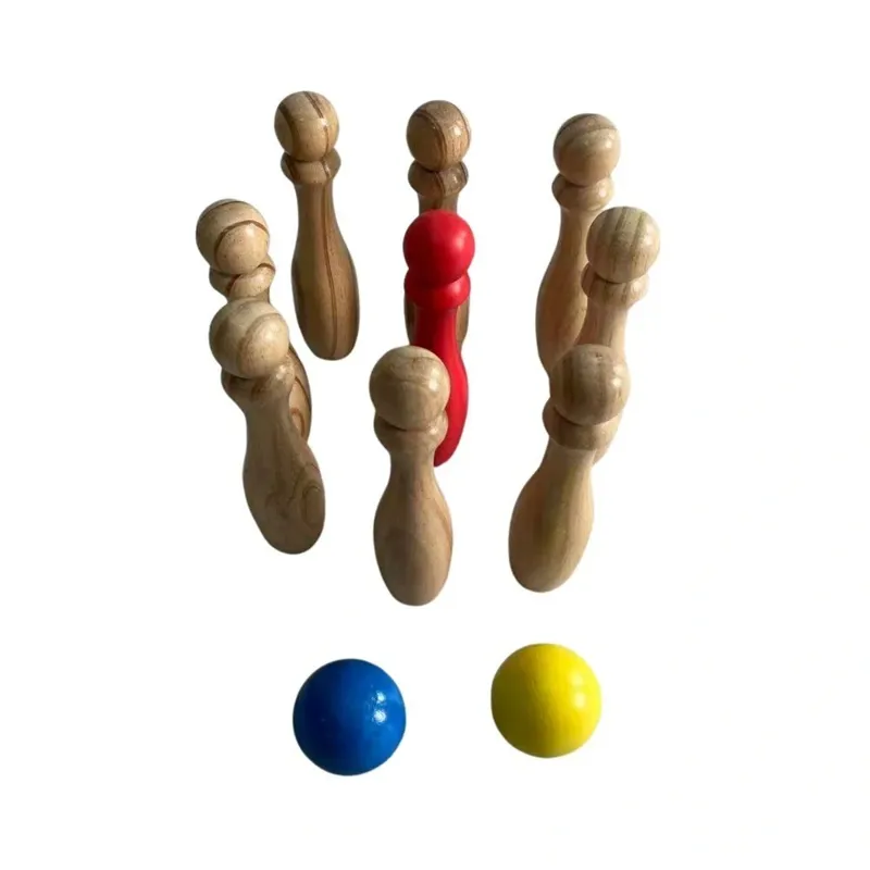 Toyfinity Wooden Bowling Set-1