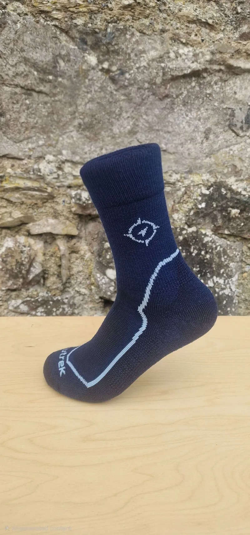 Trutrek Merino Hiker Twin Pack Light Weight in Navy/Slate-1