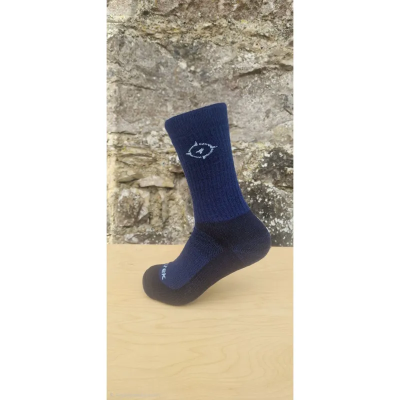 Trutrek Merino Hiker Twin Pack Mid Weight in Grey/Navy-1