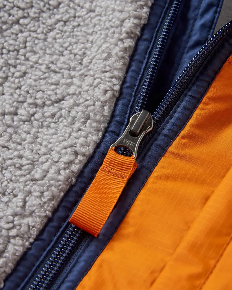 Passenger Men's Born Explorer Recycled Polar-Lined Sherpa Fleece in Steel Grey-3