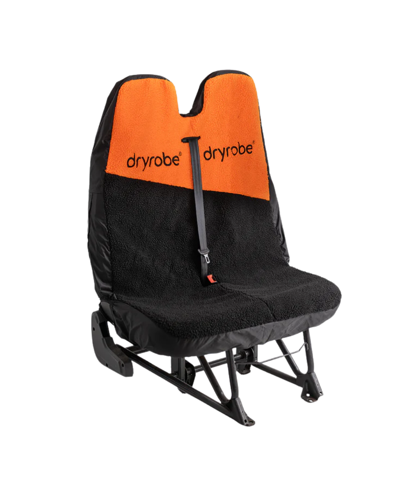 Dryrobe V3 Double Car Seat Cover in Orange / Black